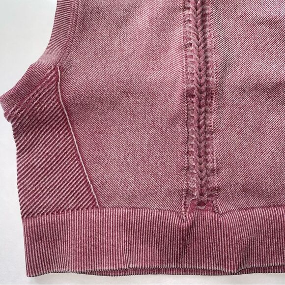 OFFLINE By Aerie Seamless Macrame Longline Sports Bra in Earthen Small - Picture 4 of 13